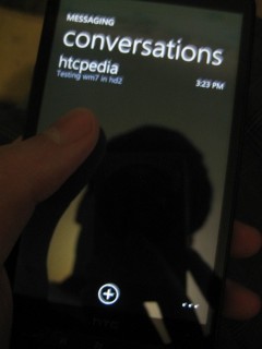 HTC HD2 Windows Phone 7 Port - SMS